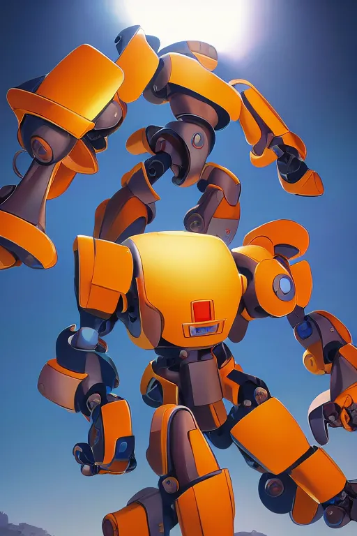 Image similar to metabots medabots medarotto medarot robot minimalist comics, behance hd by jesper ejsing, by rhads, makoto shinkai and lois van baarle, ilya kuvshinov, rossdraws global illumination ray tracing hdr radiating a glowing aura