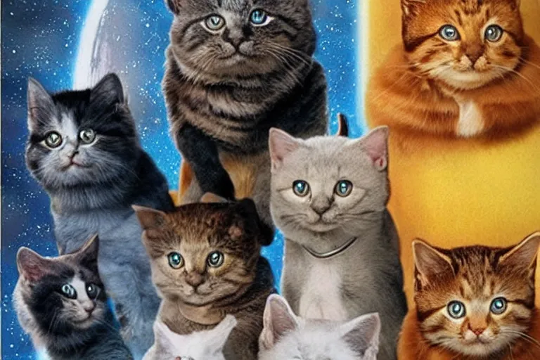 Prompt: star trek cats