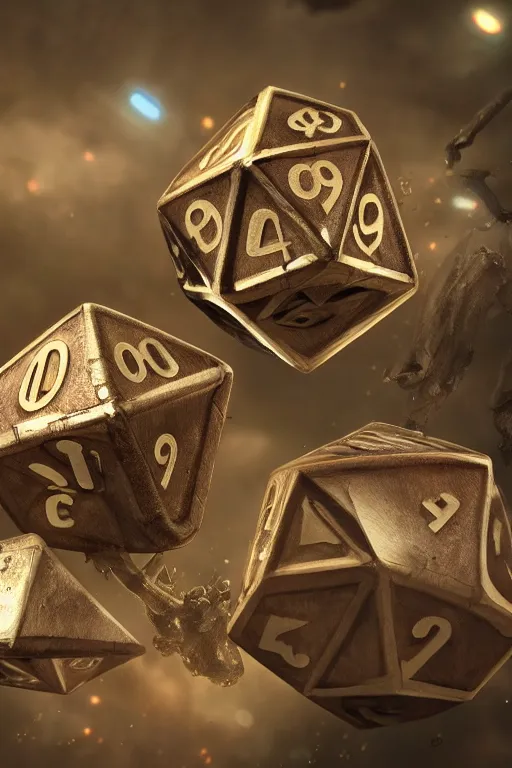 Image similar to closeup, of a mutated Twenty sided dice, bokeh, sharp focus, intricate concept art, highly detailed, 8k, cinematic, sharp focus, intricate concept art