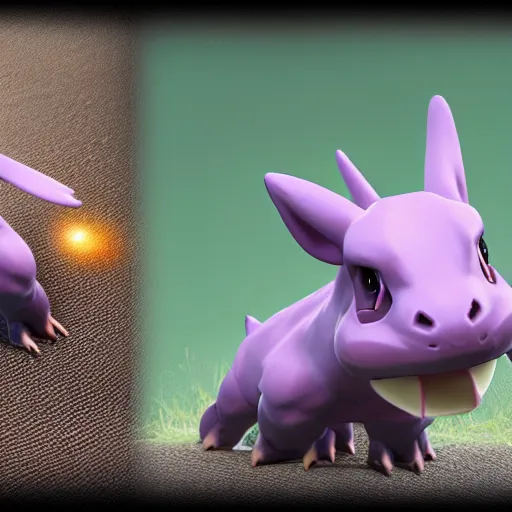 Prompt: photography of a realistic nidoqueen animal, ultra detailed, 8 k, cinematic lighting, natural background, trending on artstation, pokemon