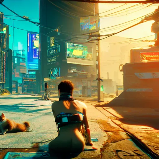 Image similar to kittens in cyberpunk 2 0 7 7 8 k resolution hyperdetailed photorealism hdr extremely high quality award winning