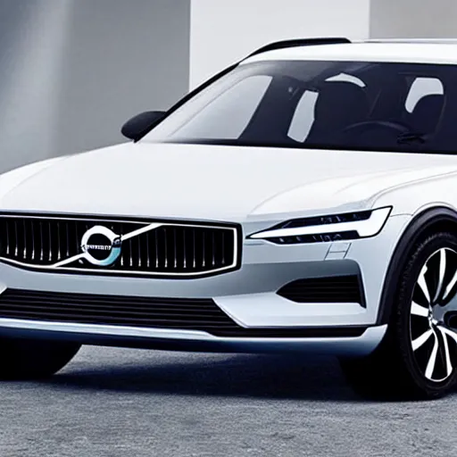 Image similar to Volvo 480 if it were manufactured in the 2022 production year, 2022 Volvo 480 with pop up headlights, wide angle exterior 2022