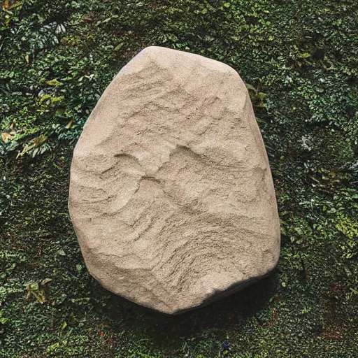 Image similar to small treetop village stone, vivid photorealistic