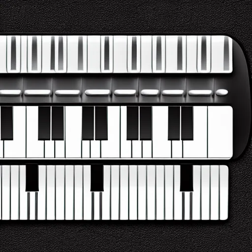 Image similar to Piano keyboard sticker illustration