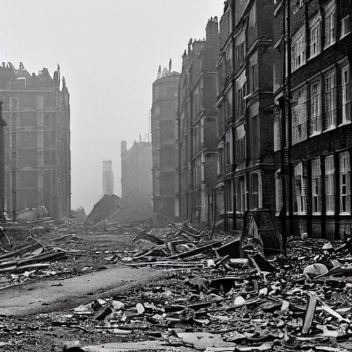 Image similar to London after a nuclear attack