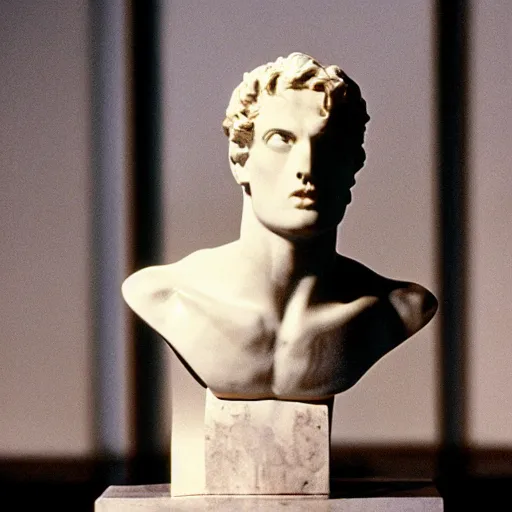 Image similar to greek statue of Heraclite in American Psycho (1999)