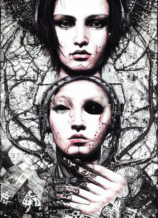 Image similar to Cyberpunk goddess painting by Dan Hillier, trending on artstation, artstationHD, artstationHQ, 4k, 8k