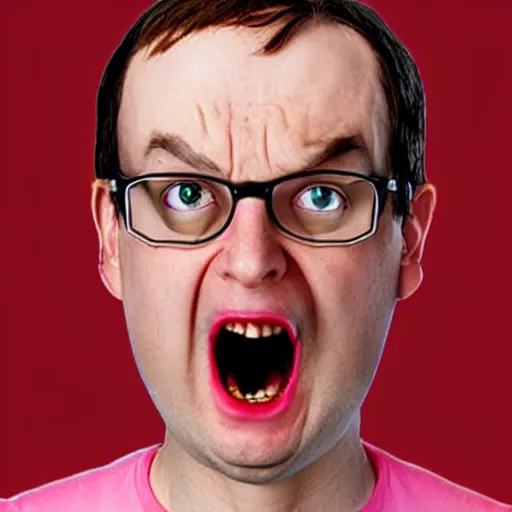 Image similar to angry video game nerd