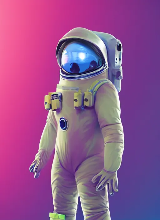 Image similar to a frog in a astronaut suit standing top of the earth, au naturel, hyper detailed, digital art, trending in artstation, cinematic lighting, studio quality, smooth render, unreal engine 5 rendered, octane rendered, art style by kurzgesagt