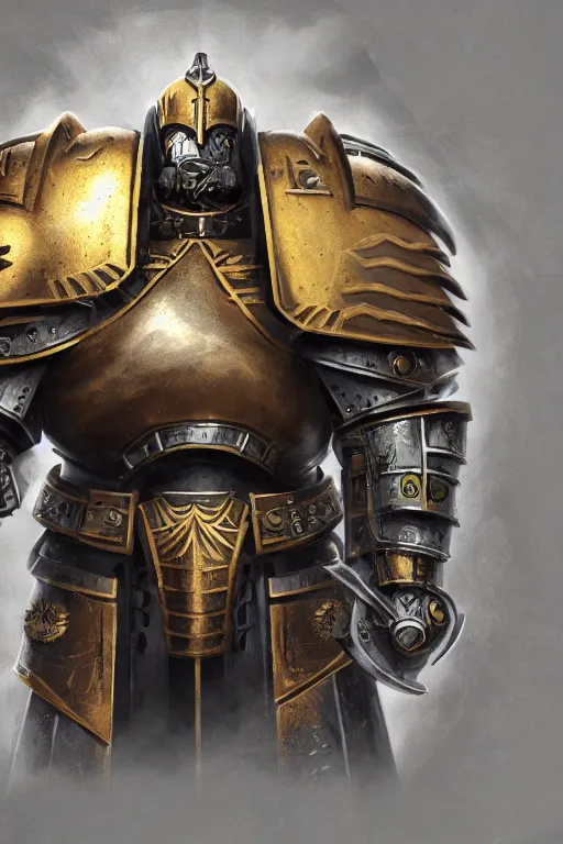 Image similar to armor portrait heros warhammer 4 0 k horus heresy fanart - the primarchs emperor by johannes helgeson animated with vfx concept artist & illustrator global illumination ray tracing hdr fanart arstation zbrush central hardmesh 8 k octane renderer comics stylized