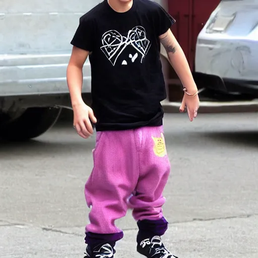 Image similar to Justin Bieber as a midget