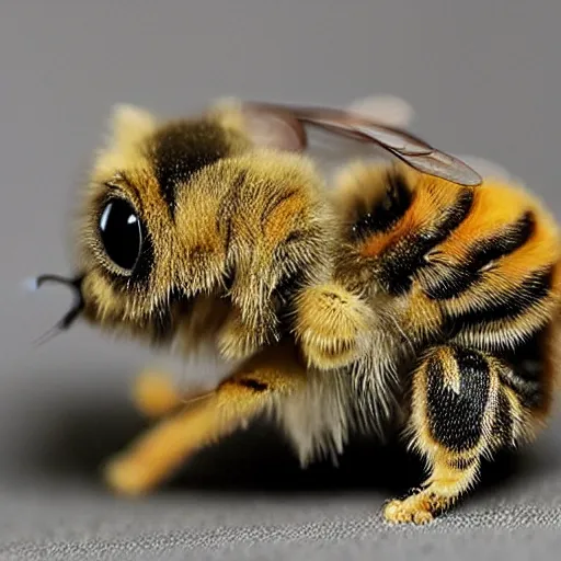 Image similar to photo of world ’ s smallest cat the size of a honeybee