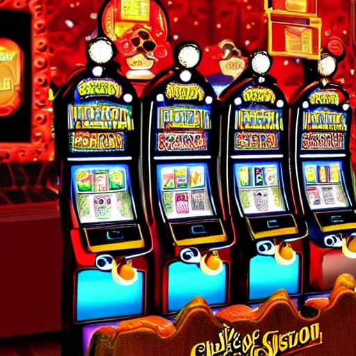 Prompt: slot machine of wonder