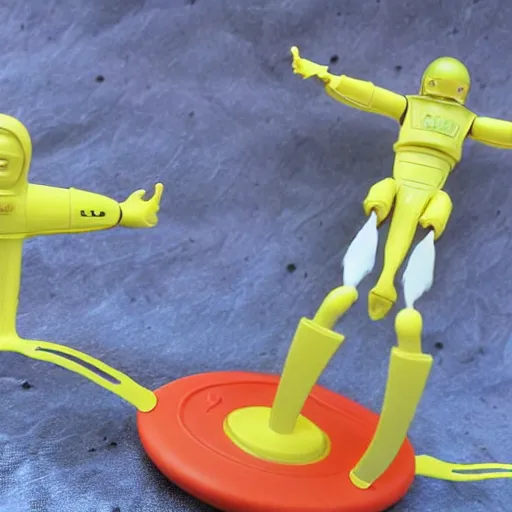 Image similar to ufo abduction playset action figure 9 0's, realistic, high detail,