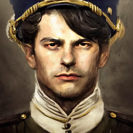 Image similar to portrait of a spanish navy officer blas de lezo, face portrait, renaissance era clothing, epic, tragic, military art, fantasy, dieselpunk, hd shot, digital portrait, beautiful, artstation, comic style, by artgerm, guy denning, jakub rozalski, magali villeneuve and charlie bowater