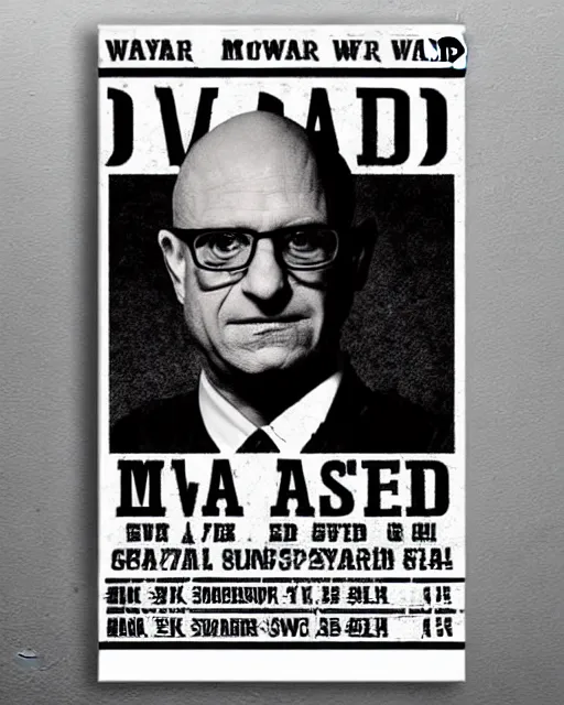 Image similar to avram glazer wanted dead or alive, owner of manchester united football club, wanted poster, bolo poster, pure evil, devils horns, avram glazer, satan, hell, 8 k, symmetry, cinematic lighting