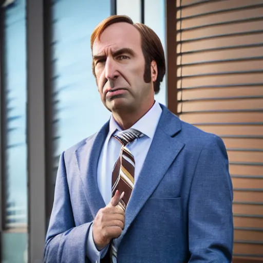 Image similar to super high quality saul goodman, realistic photorealistic high-resolution saul Goodman, very saul goodman, high def, saul, saul Goodman, better call saul, better call saul Goodman, 8k, 4k, professional, depth of field, sigma art 85mm f1.4, large sensor dslr, professional photo, saul goodman, very very saul goodman