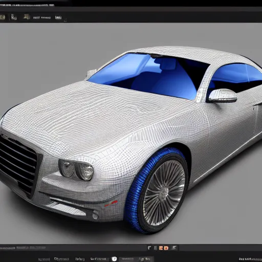 Image similar to a car unwrapped uv texture. uv texture, blender 3 d