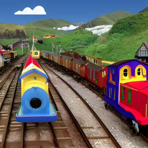 Image similar to the island of sodor