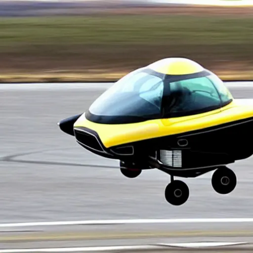 Image similar to a flying car,
