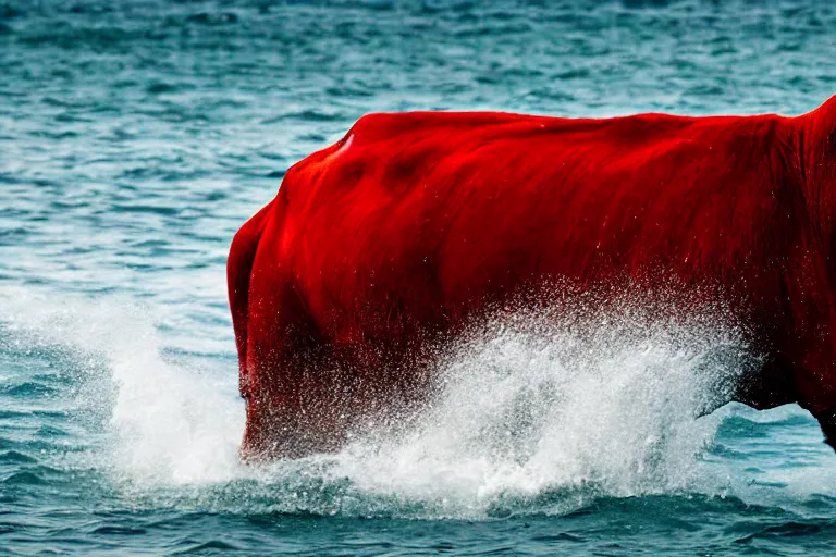 Image similar to red!!! bull in the ocean