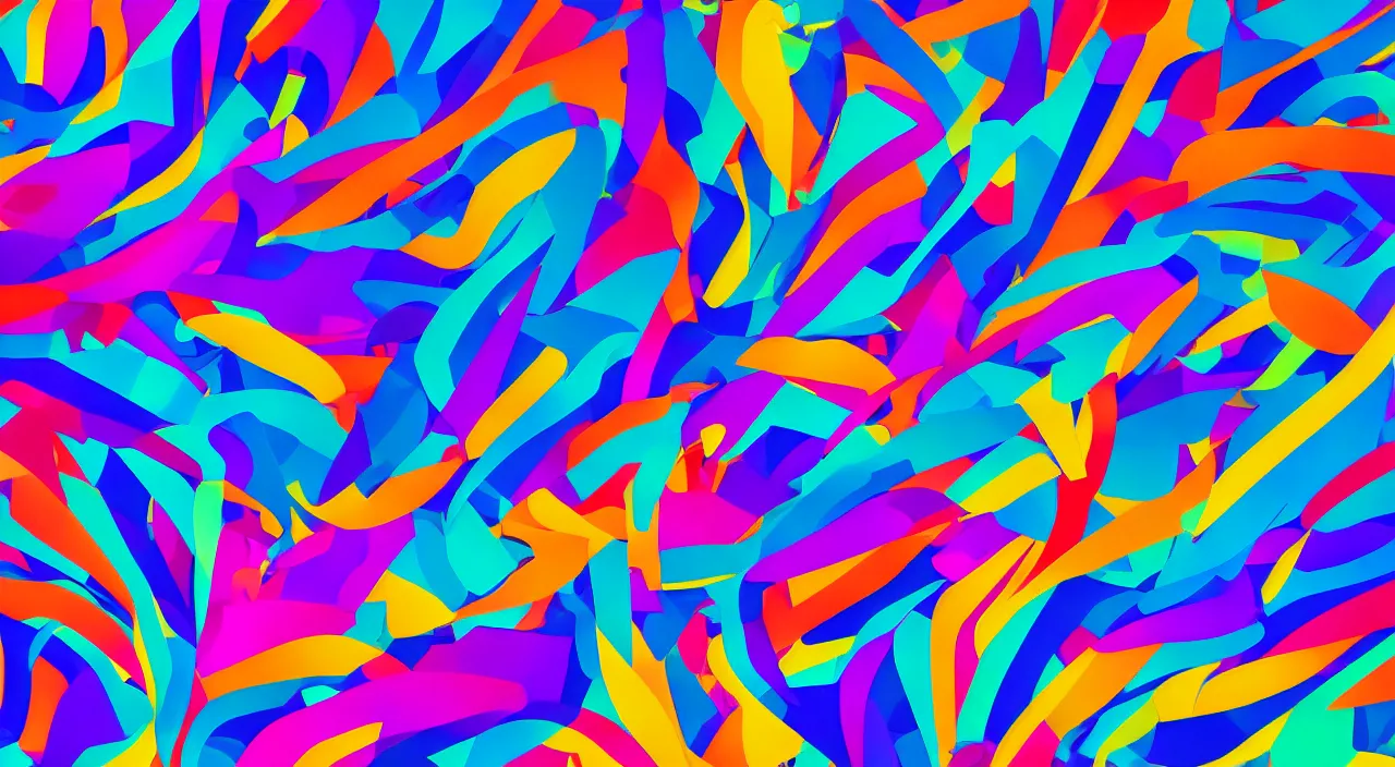 Prompt: A desktop wallpaper that visualizes AI, blend elements, stylistic, colorful contrast, visualize, vivid colors, geometric but organic, iPhone wallpaper, Machine Learning, surrealism