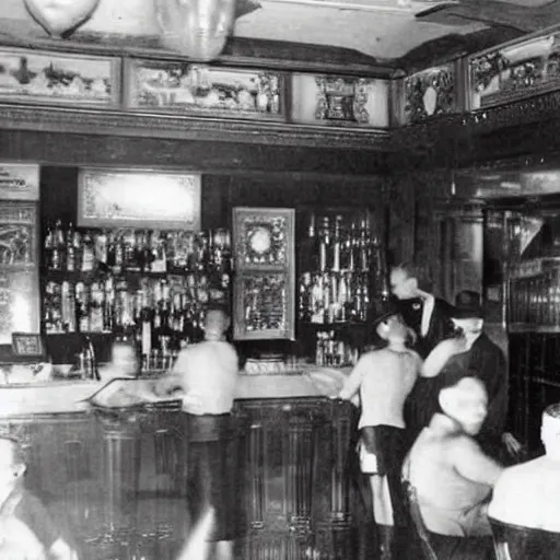 Image similar to sleazy 1920s bar