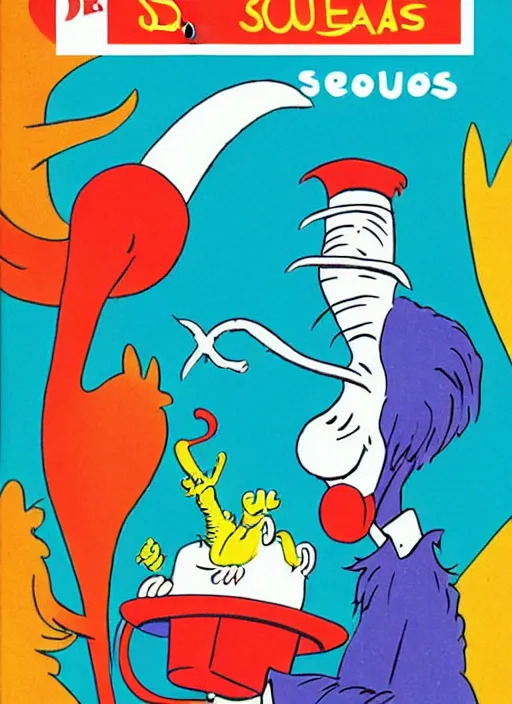 Image similar to dr.seuss book cover