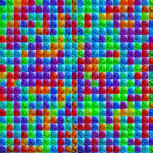 Blocks rainbow lego art pattern pastel iPhone X wallpaper