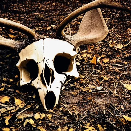 Image similar to photography of a deer skull