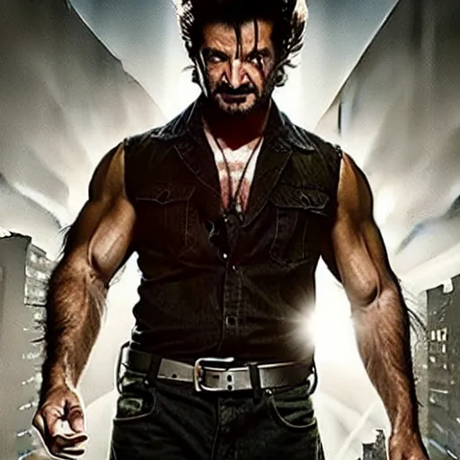 Prompt: Ricardo Arjona as Wolverine, 8k, movie poster