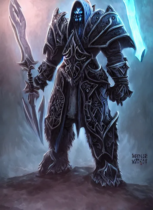 Image similar to world of warcraft death knight