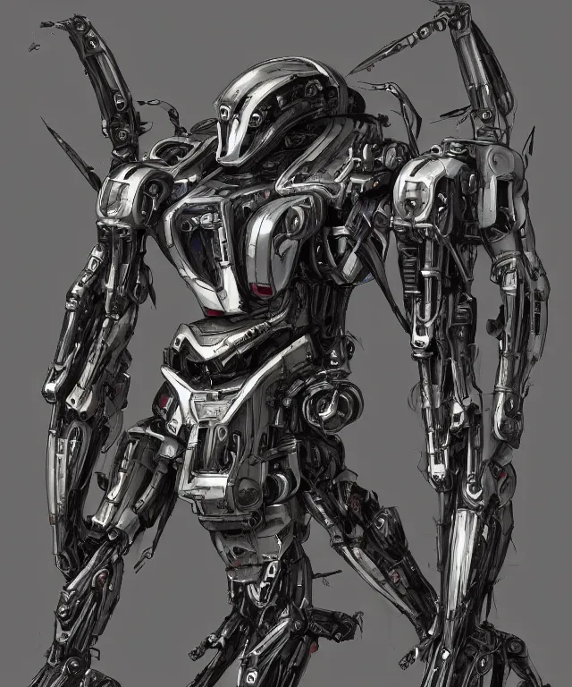 Image similar to a experimental mecha in the style of h. r. giger trending on artstation deviantart pinterest detailed high resolution hd 8 k