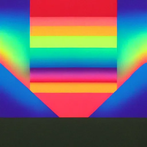Prompt: 🌈 🕳 detailed geometric by shusei nagaoka, david rudnick, airbrush on canvas, pastell colours, cell shaded