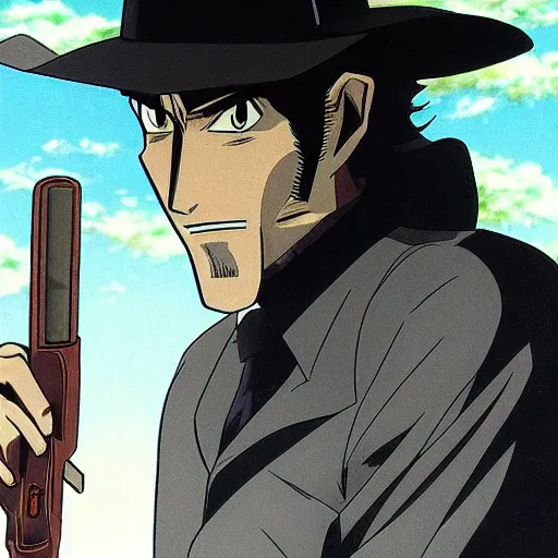 Prompt: Jigen Daisuke from Lupin the Third