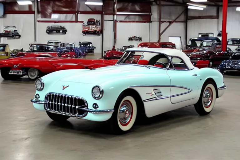 Image similar to 1 9 5 3 chevrolet corvette