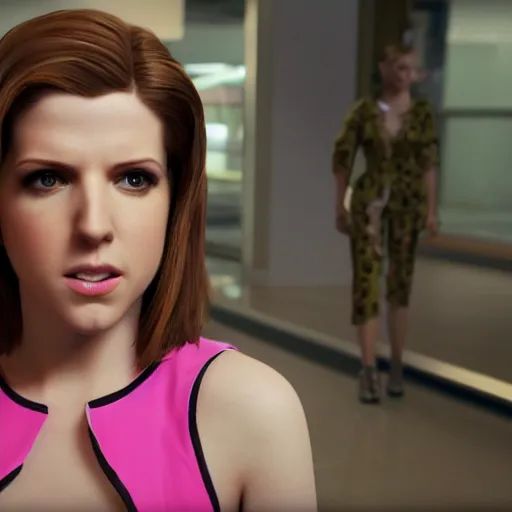 Image similar to Anna Kendrick as Judy from Cyperpunk 2077 unreal engine 5 4k ultra high quality