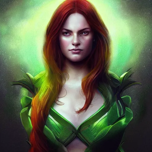 Prompt: full body portrait of jean grey, symetry, perfect face, green eyes, comic, phoenix rising, intricate, detailed, volumetric lighting, scenery, digital painting, highly detailed, artstation, sharp focus, illustration, concept art, ruan jia, steve mccurry