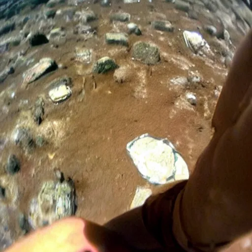 Image similar to insanely deatailed closeup of ancient alien feces captured on a gopro from 2 0 0 7