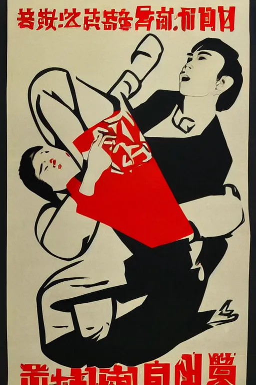 Image similar to cai xukun, 1 9 6 0 s soviet poster