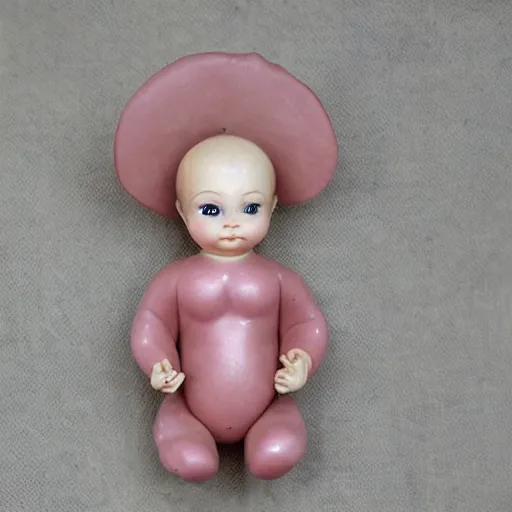 Prompt: holy roman kewpie doll