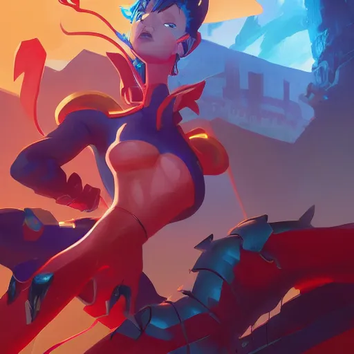 Image similar to hero world reboot 1 9 9 4, behance hd by jesper ejsing, by rhads, makoto shinkai and lois van baarle, ilya kuvshinov, rossdraws global illumination