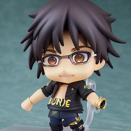 Prompt: burna boy, an anime nendoroid of burna boy, figurine, detailed product photo,