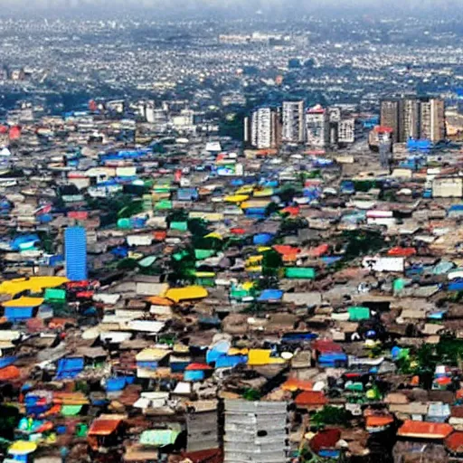 Prompt: City of Kinshasa a real image