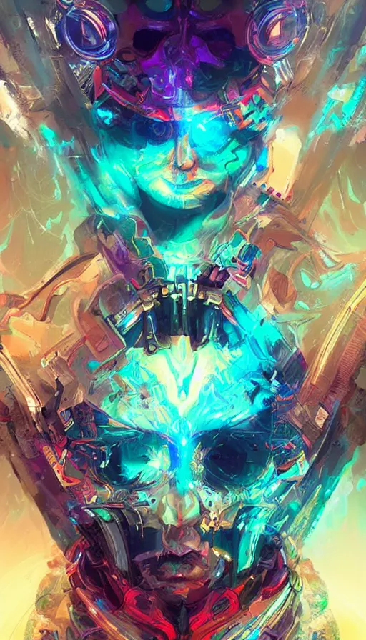 Image similar to psytrance artwork, by artstation