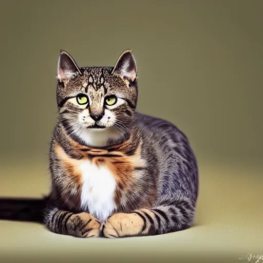 Image similar to a feline falcon - cat - hybrid, animal photography