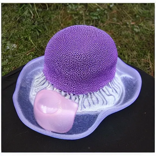 Prompt: jellyfish hat