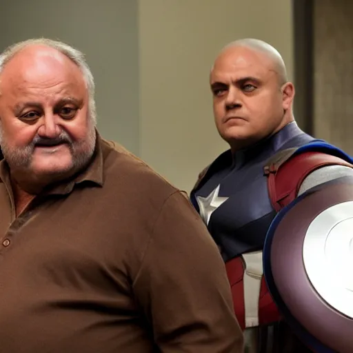 Image similar to gerry scotti in the avengers