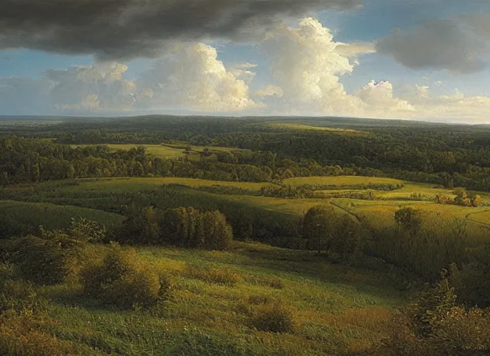 Image similar to a landscape by ivan fedorovich choultse