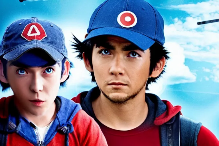 Image similar to live action film still of ash ketchum in the new sci - fi movie